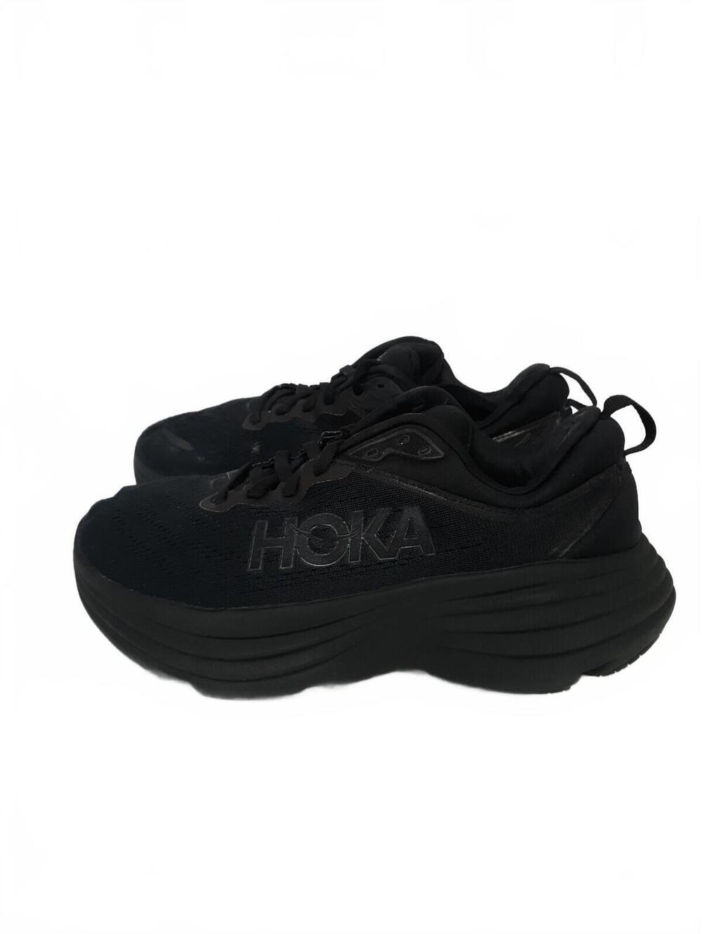 HOKA Bondi 8 BBLC Running Shoe Women Size 8D W Black - Picture 6 of 8